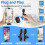 Wireless Lavalier Microphone, TOPESCT for iPhone/Android Phone/Laptop, USB C for Video Recording, Vlogging, 5