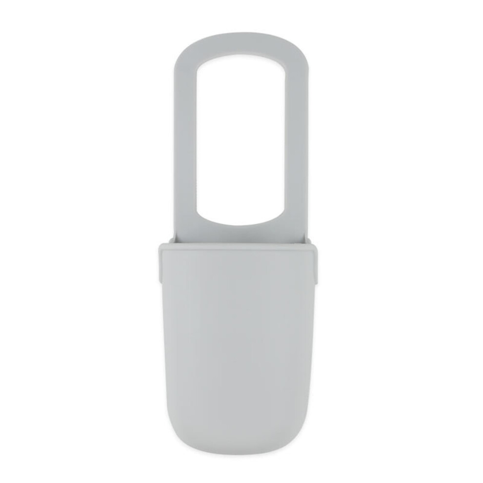 Silicone Stroller Cup Holder Organizer Phone Holder Portable Attachment for Stroller Walker Bike Gray