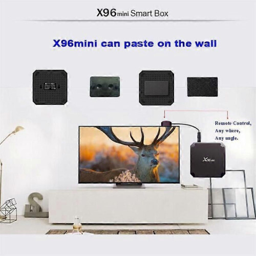 X96 mini TV Box Android 81 HD 4K Network Set-top Box Tv Box 3+32G Telecomando Smart Android box con 2