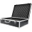 Hard Shell Storage Microphone Case for Portable Mixer Accessories, Shockproof, Black, Compact Design, Versatile Use 2