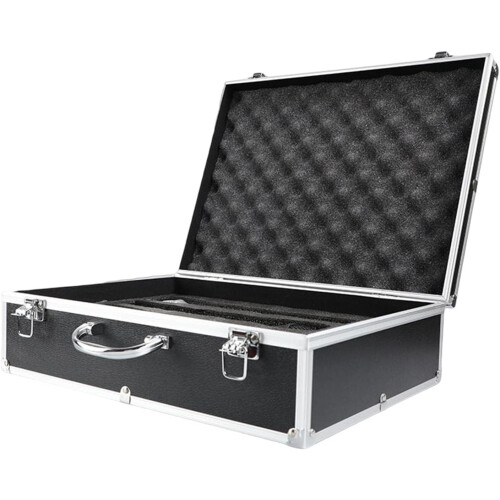 Hard Shell Storage Microphone Case for Portable Mixer Accessories, Shockproof, Black, Compact Design, Versatile Use 1