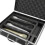 Hard Shell Storage Microphone Case for Portable Mixer Accessories, Shockproof, Black, Compact Design, Versatile Use 5