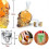 1000ML Empty Skull Glass Alcohol Bottle with 2pcs Glasses 73ML 2
