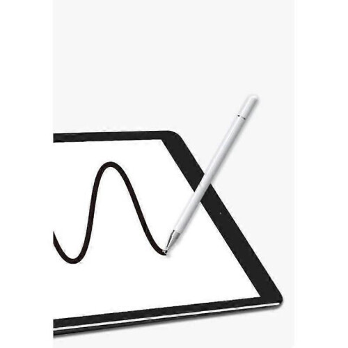 Touch Pen - WHITE - Capacitive Pen - Pressure Sensitive - Replaceable - Magnetic Cap 1