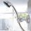 Shower suction cupChrome Metal Wall Mount Shower Head Bracket 5kg Max Load Bathroom Accessory 3