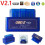 Mini Bluetooth ELM327 V2.1Auto OBD2 Scanner Diagnostic Auto Détecteur Lecteur de Code Outil pour Android/Symbian 4