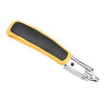 Upholstery Staple Remover Tool for Heavy-Duty Construction, Ergonomic Grip, Stainless Steel Blade, Professional Use