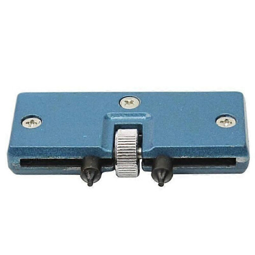 Outil d'ouverture de boîtier de montre - Bleu - Réglable - Métal 1