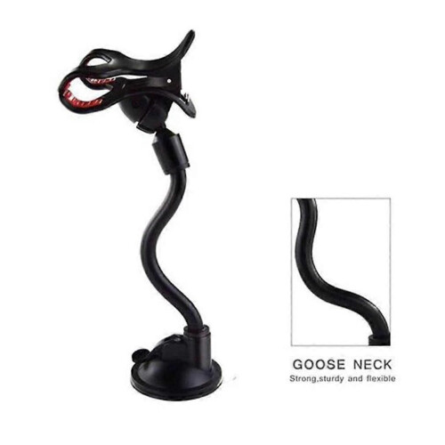Universal Car Phone Holder Suction Cup Car Phone Holder Double Collet Multi-function Navigation Mobile 1
