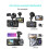 (6mm Interface)Universal Car DVR Holder Suction Cup Mount Base Stand 360 Rotation GPS Navigation Bracket 4