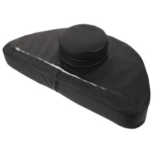 Cushion Massage Table Set with Face Hole, Breathable Fabric, Portable Design, and Adjustable Height
