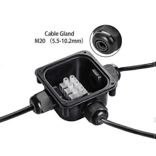 Junction Box - Unspecified - 6 pcs - IP68 - Waterproof - 3 Ways 1