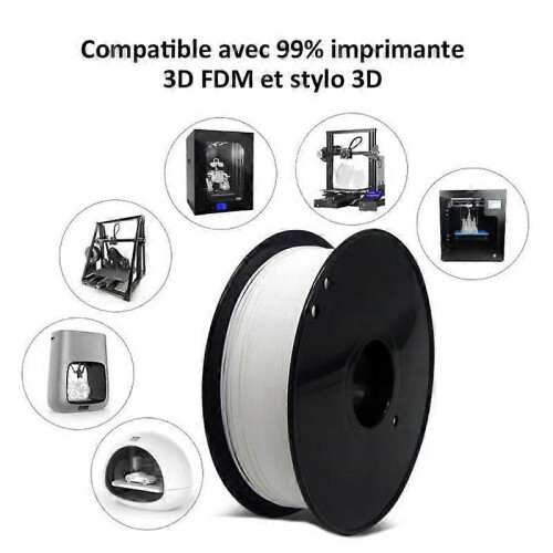 White PLA 3D Filament 175mm 1kg for 3D Printer3d printer wire Pla spool for 3d printer and 3d printing 2
