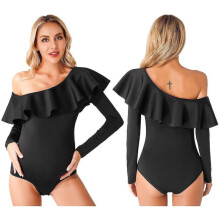 (M, Black A) Pregnant Women Elegant Photography Bodysuit Maternity Jumpsuit Bathing Suit Swimwear Swimsuit Pool Party Beach Holiday Costume