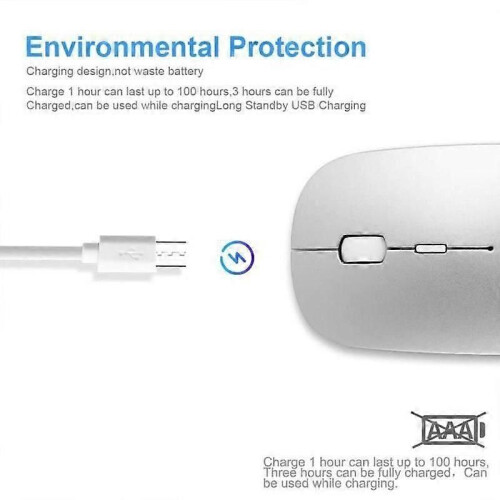 Mouse Wireless Bluetooth Mouse for Macbook-iPad-iPhone iOS1312 and Above-Android PC-Computer Mini Mouse 2