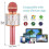 Microfono Karaoke Wireless Microfono Karaoke Bluetooth Portatile Compatibile con AndroidIOSPPCSmartphone 2