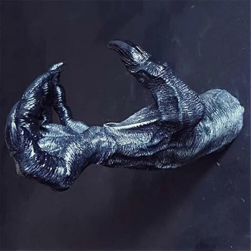 Halloween 3D Witch Hand Väggkrok, Klädkrok, Hem Väggdekor 2