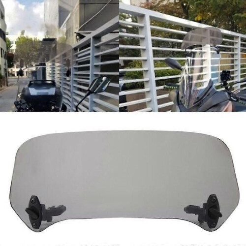 Universal Modified Motorcycle Windshield Spoiler Air Deflector Transparent HB016 1