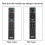 Universal Remote Control - Sony - RM-ED011 - LED TV - Black 4