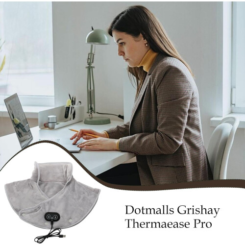 Electric Shoulder Support with Heating Pad and Massage Function – Adjustable 3-Speed Heated Shoulder Wrap with Auto Shut-Off 1