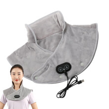 Electric Shoulder Support with Heating Pad and Massage Function – Adjustable 3-Speed Heated Shoulder Wrap with Auto Shut-Off