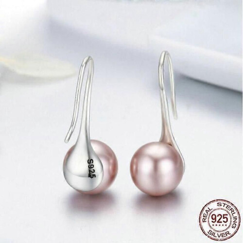 ORGANGONFAND Orecchini da donna - Perla - Argento Sterling 925 - Allergia - Orecchini 2