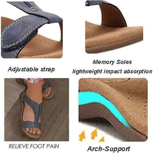 Women's Summer Flat Sandals - Brand - Model - Orthopedic - Comfortable 1