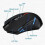 2000 DPI Wireless Gaming Mouse - 7 Buttons Adjustable 24G 2