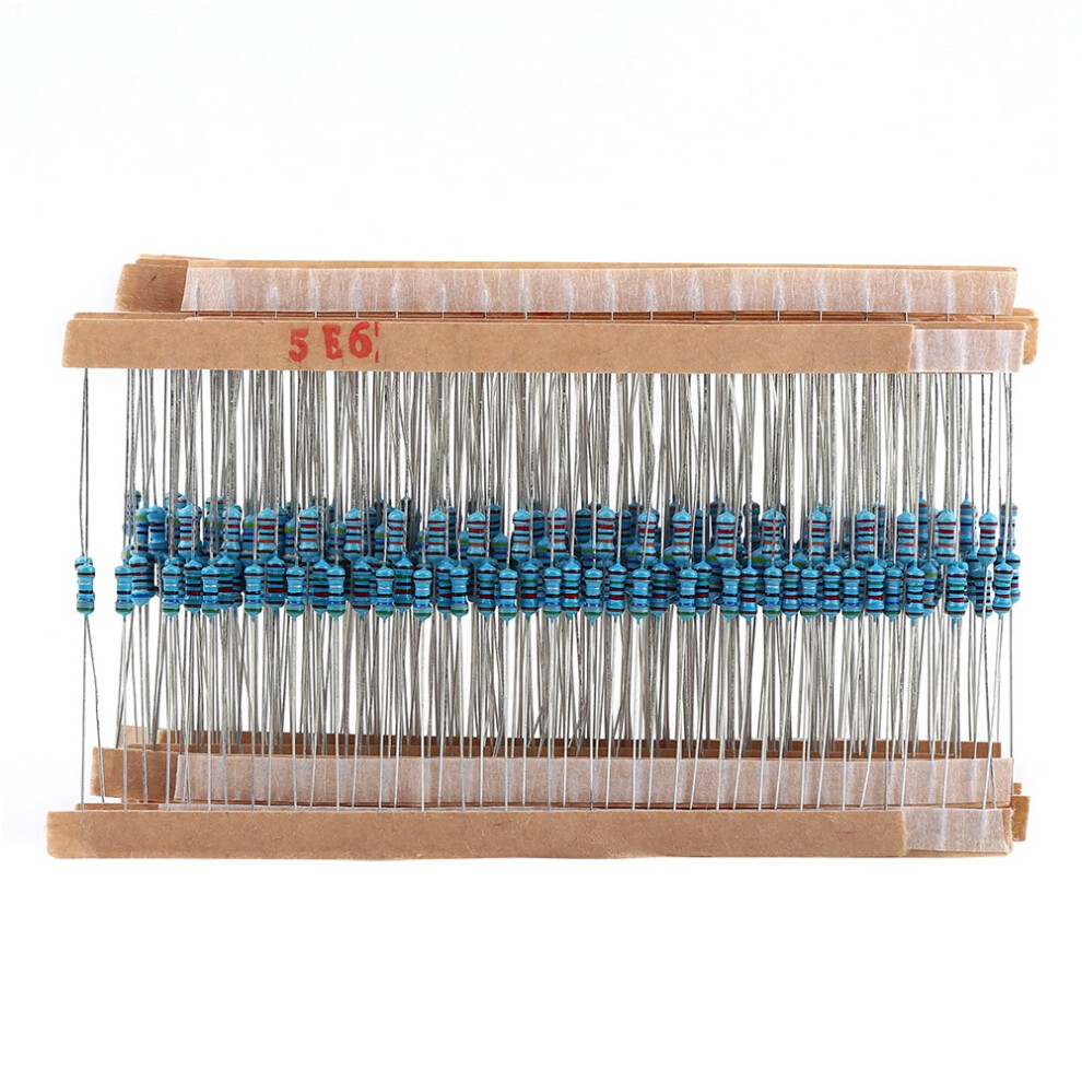 1280pcs 1/4W 64 Values 1‑10M Ohm Metal Film