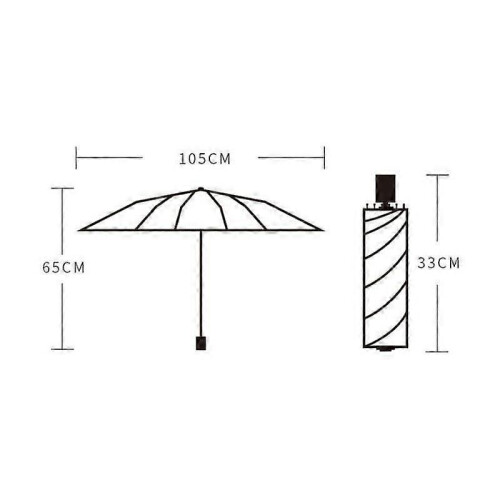 Folding Umbrella Automatic Umbrella Windproof Unbreakable Sun Umbrella Windproof Compact Umbrella - 2