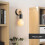 Applique murale de style moderne, ampoule blanche non incluse 2
