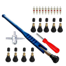 (43pcs)43/23 Pieces Car Tyre Valve Rep Tool Kit-in- Of The Tyre Valve Remover Valve Rep Tool