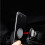 (A42-Blue)Extremely Thin Luxury Metal Mobile Phone Socket Holder Universal Telephone Magnetic Car Bracket 2