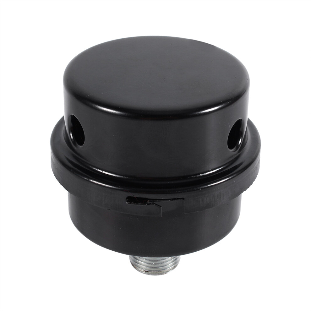 Black Iron Air Compressor Intake Filter Muffler