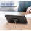 (support noir) Support universel multifonction pour téléphone portable, support de fixation pour grille 3
