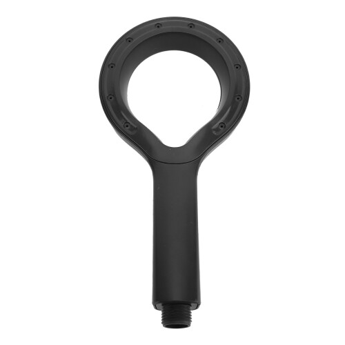 Duschbrause - schwarz ABS, 9,6x4,7in, 98 g 2