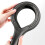 Duschbrause - schwarz ABS, 9,6x4,7in, 98 g 10