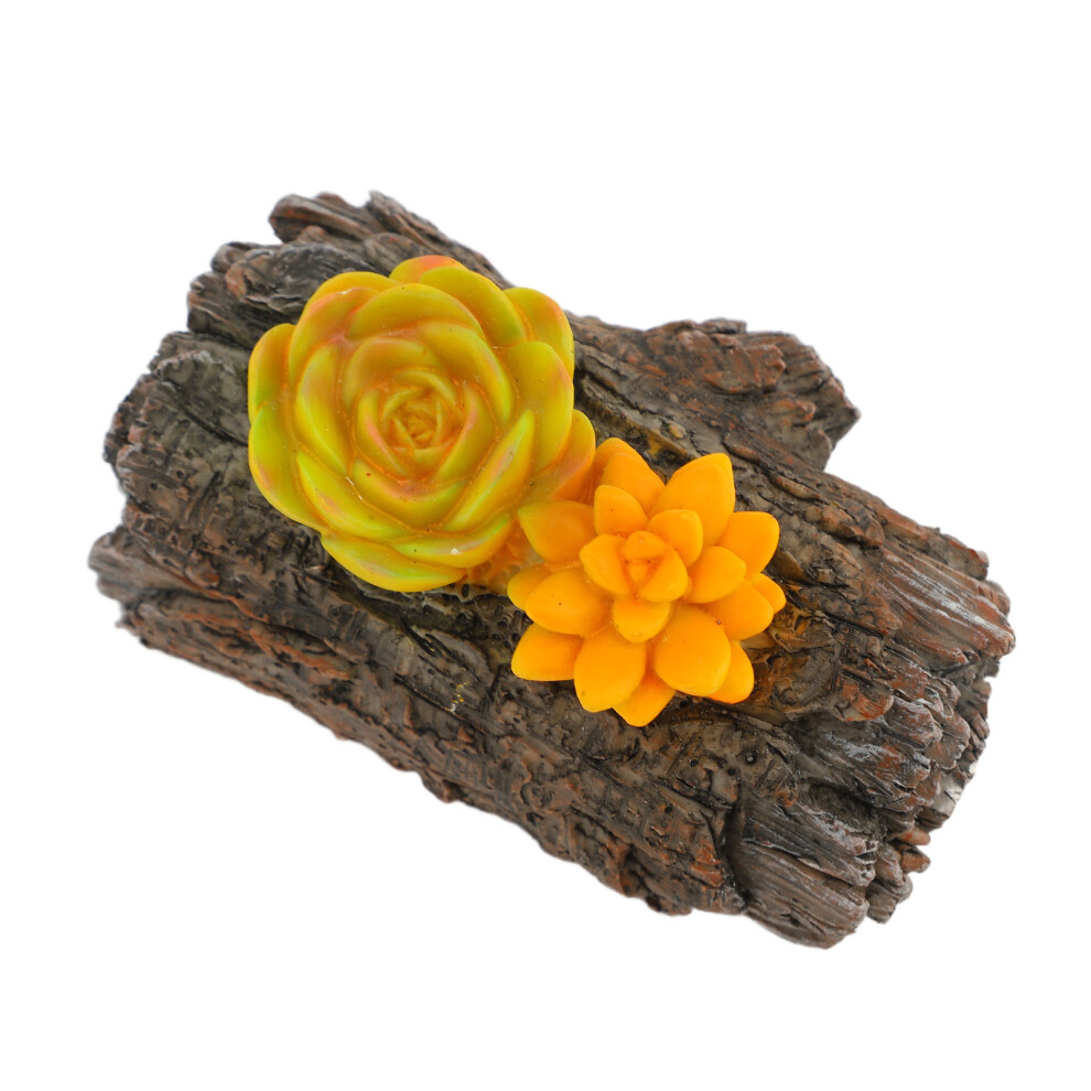 Resin Faux Stump Hidden Key Box Outdoor Weather Resistant Tree Branch Holder 4951345838994