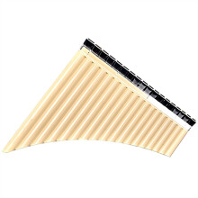 Panflute 18 Pipes Multifunctional Professional Panflute Wooden Material Concert Instrument