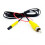 (Option 1)4 Pin Plug Into Av Lotus Interface Reversing Camera Adapter Reversing Video Extension Cable 2