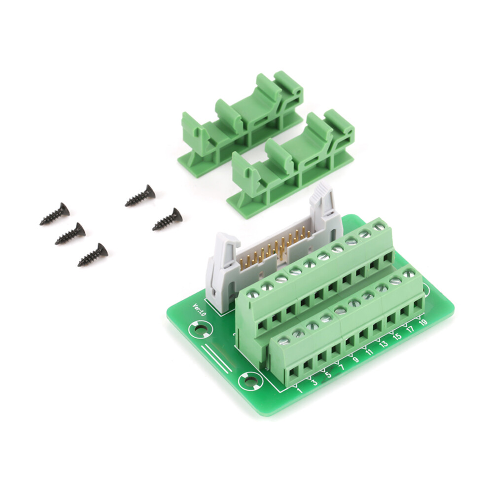 IDC20P 20Pin Male Header Breakout Board Terminal