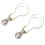 2 Stück Lampen-Clip-Adapter, Eisen, Gold. 13