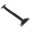 Câble riser PCIe 3.0 X1, 8 Gbps, 15 cm, noir, double 90 13