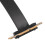 Câble riser PCIe 3.0 X1, 8 Gbps, 15 cm, noir, double 90 5