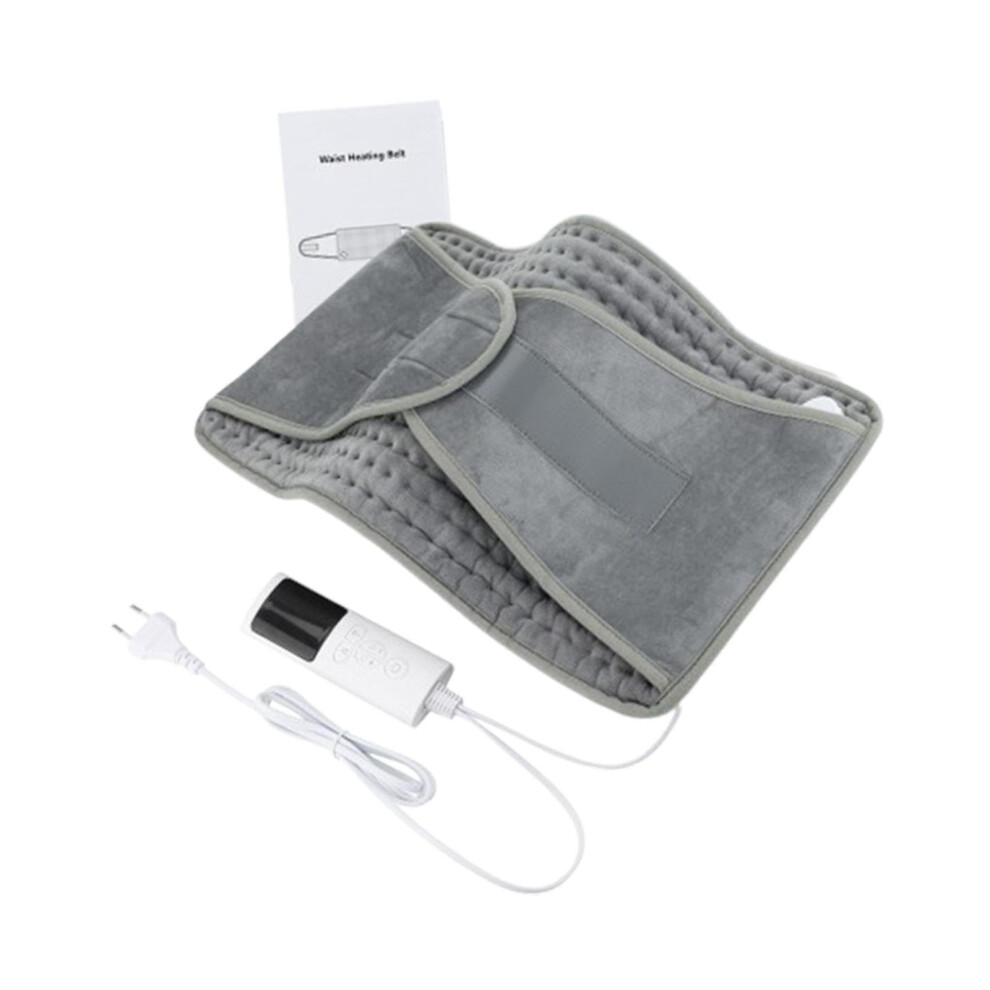 Electric Heating Pad with Timer, Adjustable Heated Waist Belt for Back Pain Relief, Soft Fabric, Multiple Heat Settings