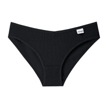 Thongs Underwear Sexy Women's Panties Leather Strap Bikini Briefs Schwarz Size S Lingerie