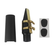 1satz Tenor Saxophone Mouthpiece Kit with Cap and Seals for Beginners and Professionals, Portable and Easy to Assemble