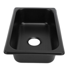 40mm Drain Outlet GR‑1465B Sink 304 Stainless 240x135x60mm Black