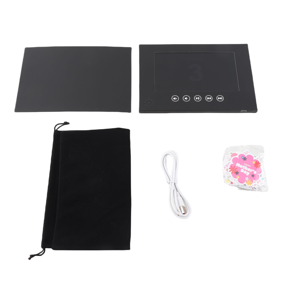 Video Greeting Card Electronic Video Brochure Lcd Black 8320539582580