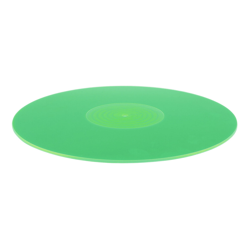 Acrylic Record Slipmat 12 Inch Lp Turntable Anti Static Green
